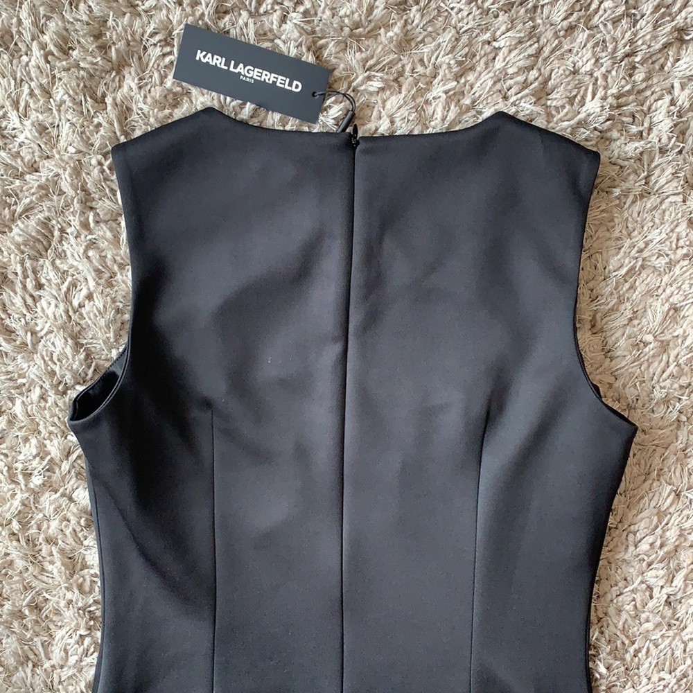 KARL LAGERFELD Black Studded Dress - Picture 7 of 11
